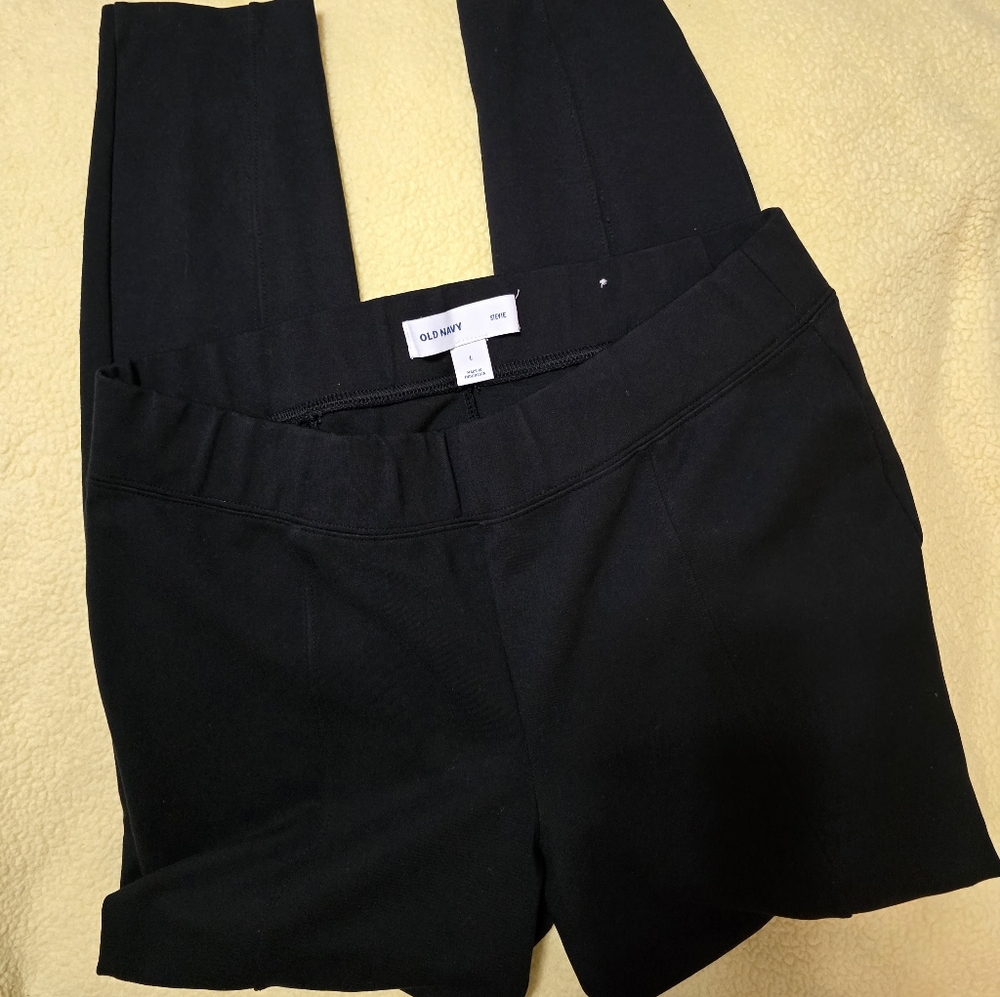 Black Pants with Care Label